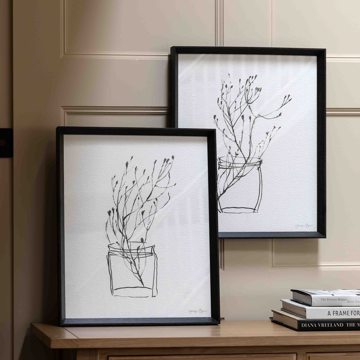 Set of 2 Delicate Nature Framed Art, ÉDITÉ