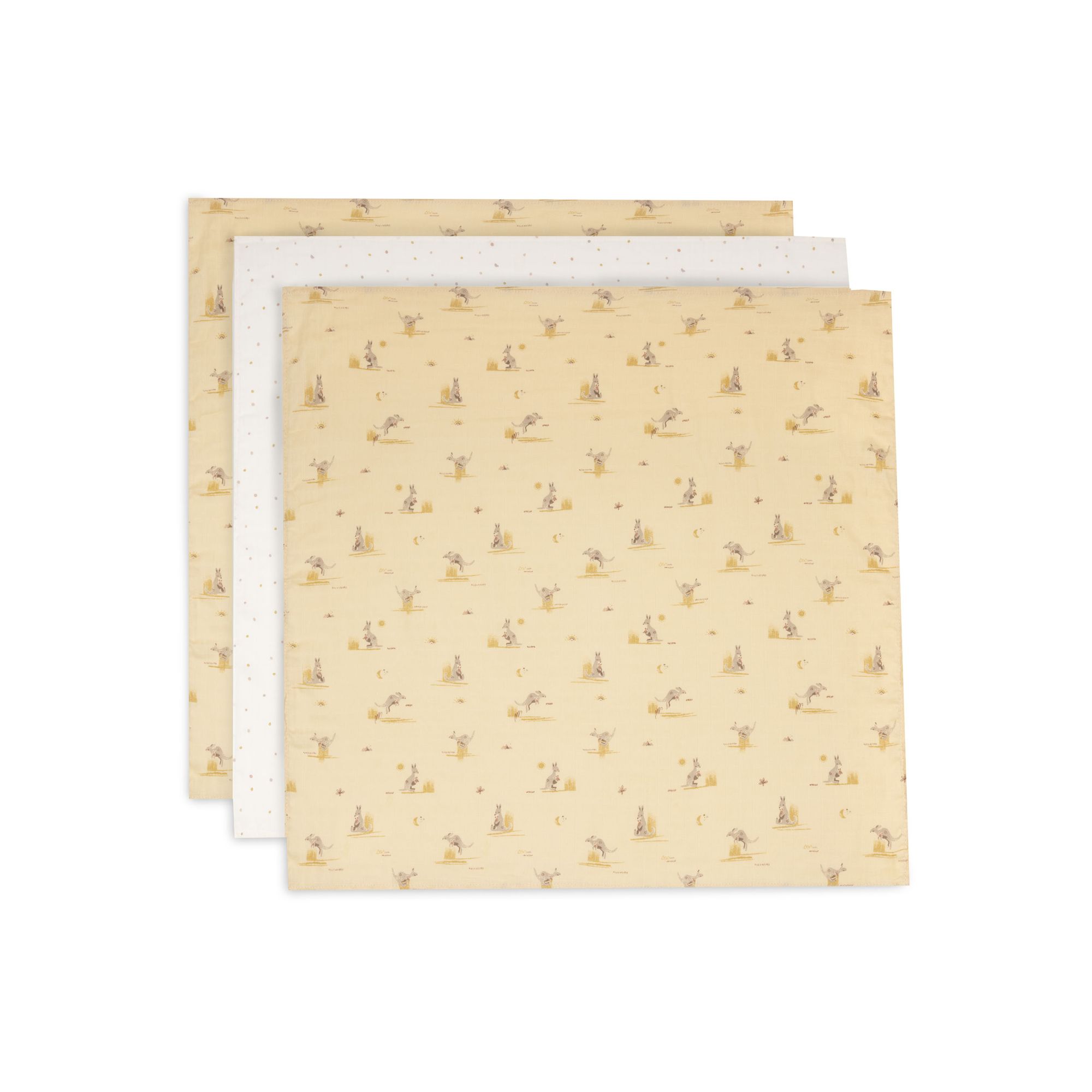 Lot de 3 langes gaze de coton, JOLLEIN