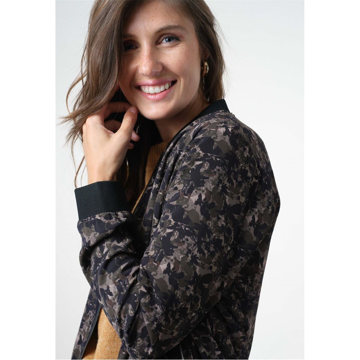 La Redoute Femme Vêtements Manteaux & Vestes Vestes Bomber Blouson bomber imprimé camouflage MAGALY 