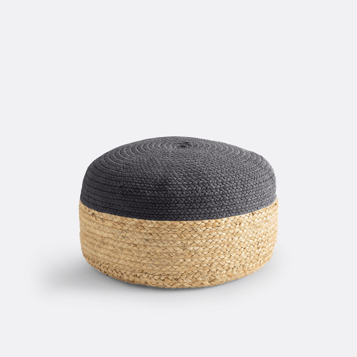 Pouf bicolore jute Popayan, LA REDOUTE INTERIEURS