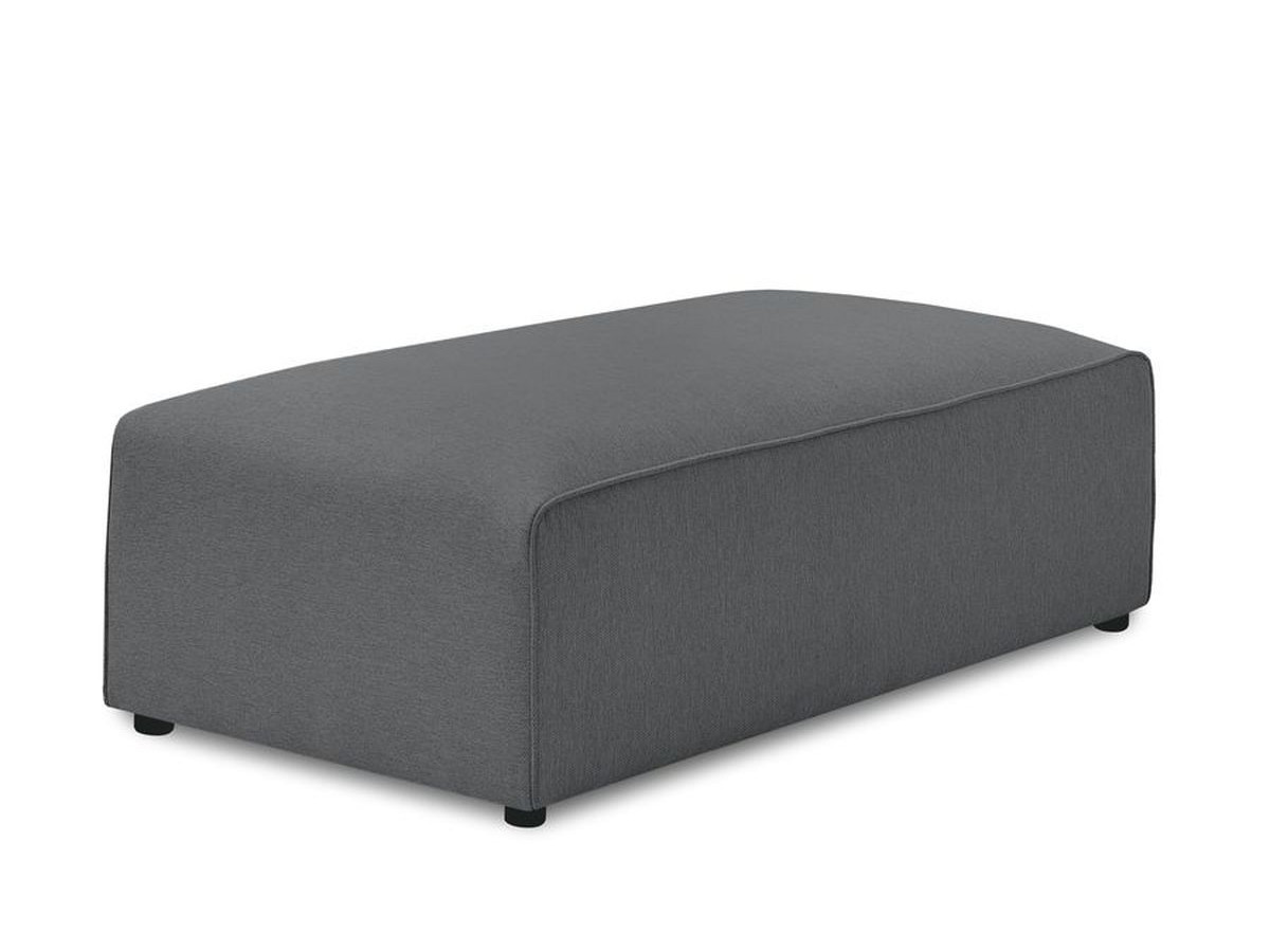 Pouf tissu chiné, MEGEVE, BOBOCHIC