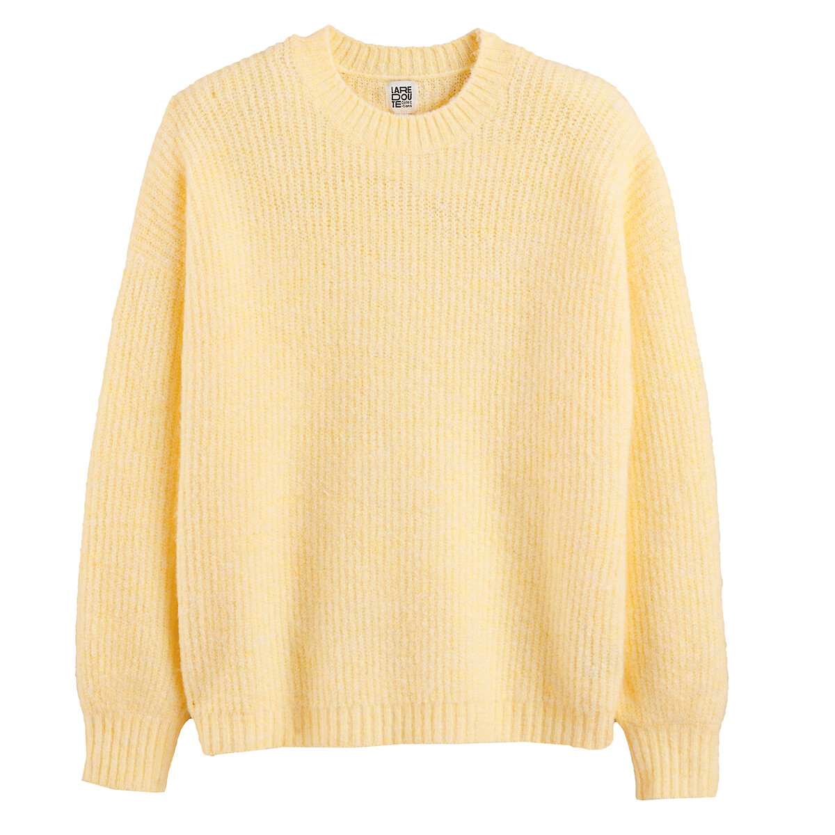 Pastel yellow shop crew neck