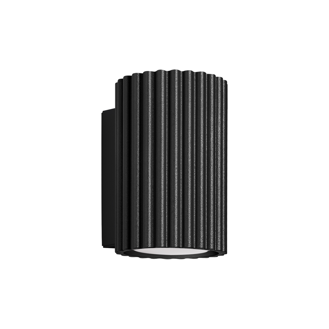 Applique Aluminium Noir GU10 1 Karbon 10, EDEN
