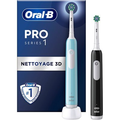 Brosse à dents électrique Pro 1 Duo Bleue/Noire ORAL B
