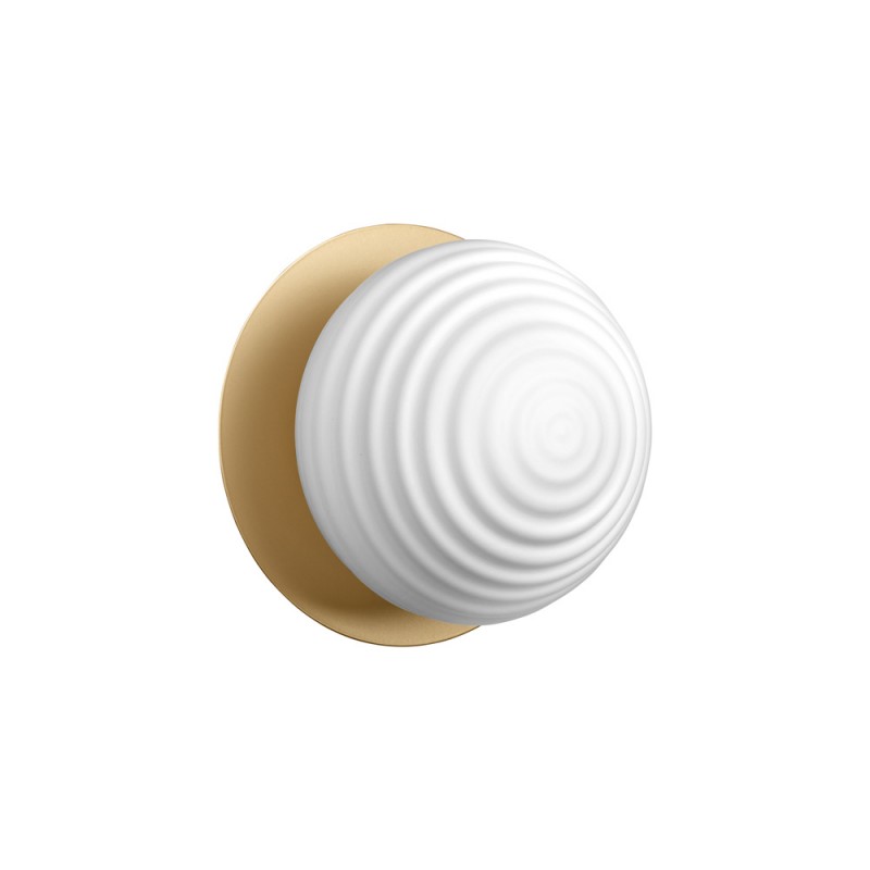 Applique Globe Relief Ciao Laiton Mat, MILLUMINE