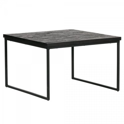 Table d'appoint carrée en bois et métal  TONDU BEPUREHOME