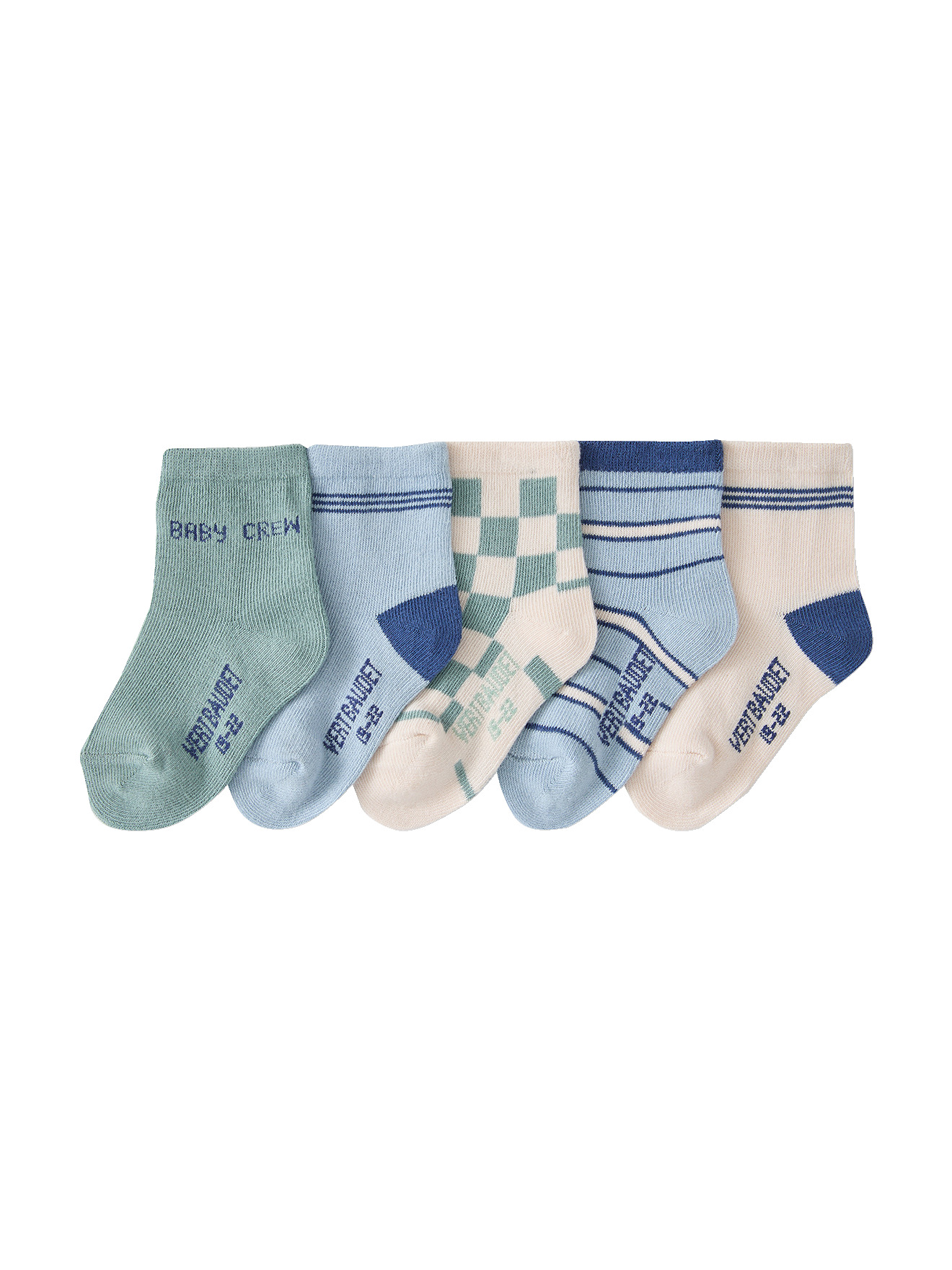 Lot de 5 chaussettes, VERTBAUDET