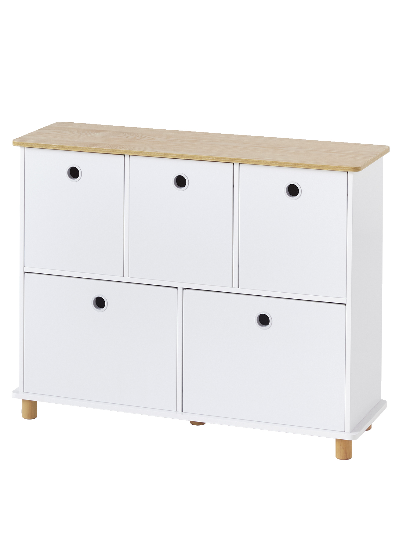 Meuble de rangement 5 bacs LIGNE PTILOU, VERTBAUDET