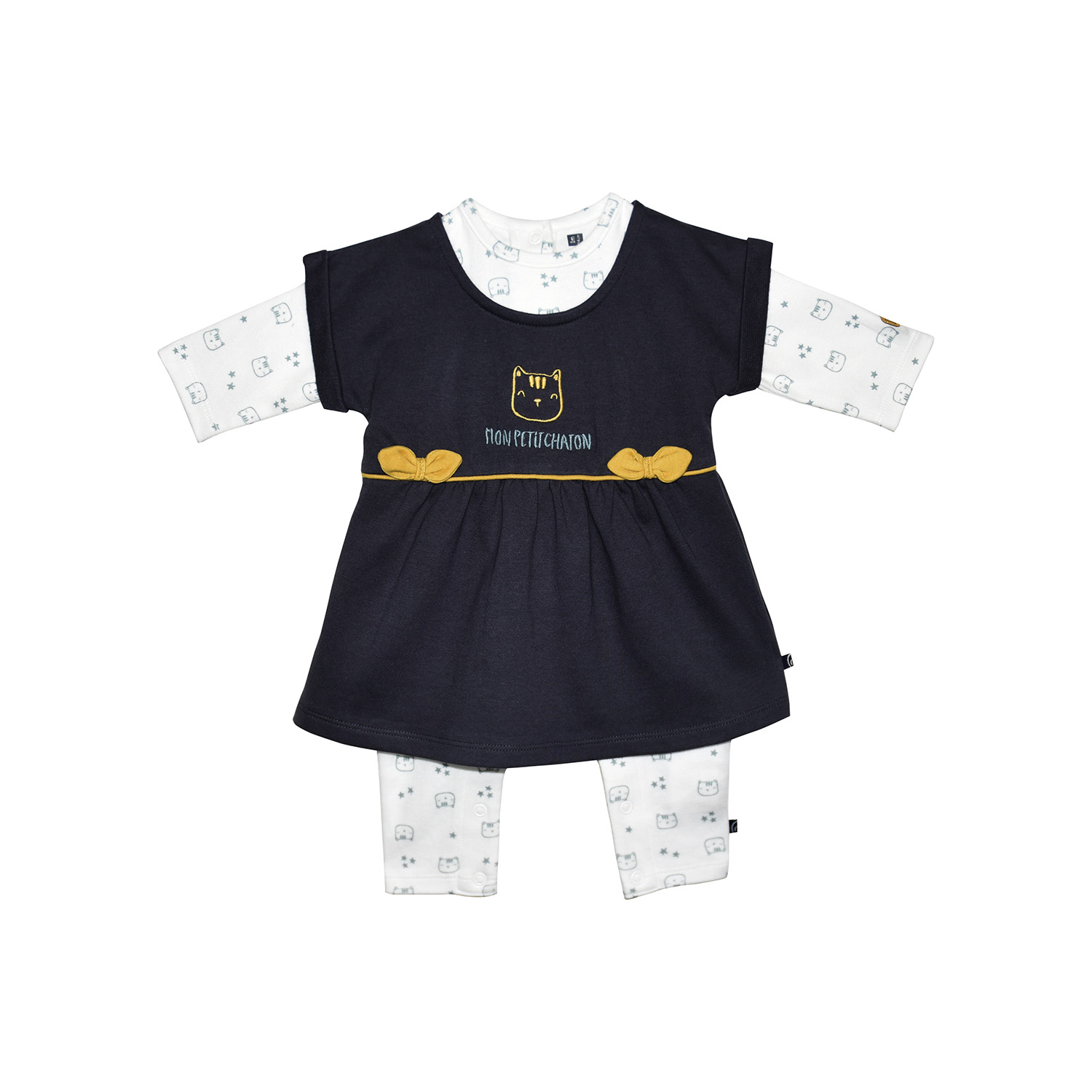 Robe bebe + combinaison feroe, SUCRE D'ORGE