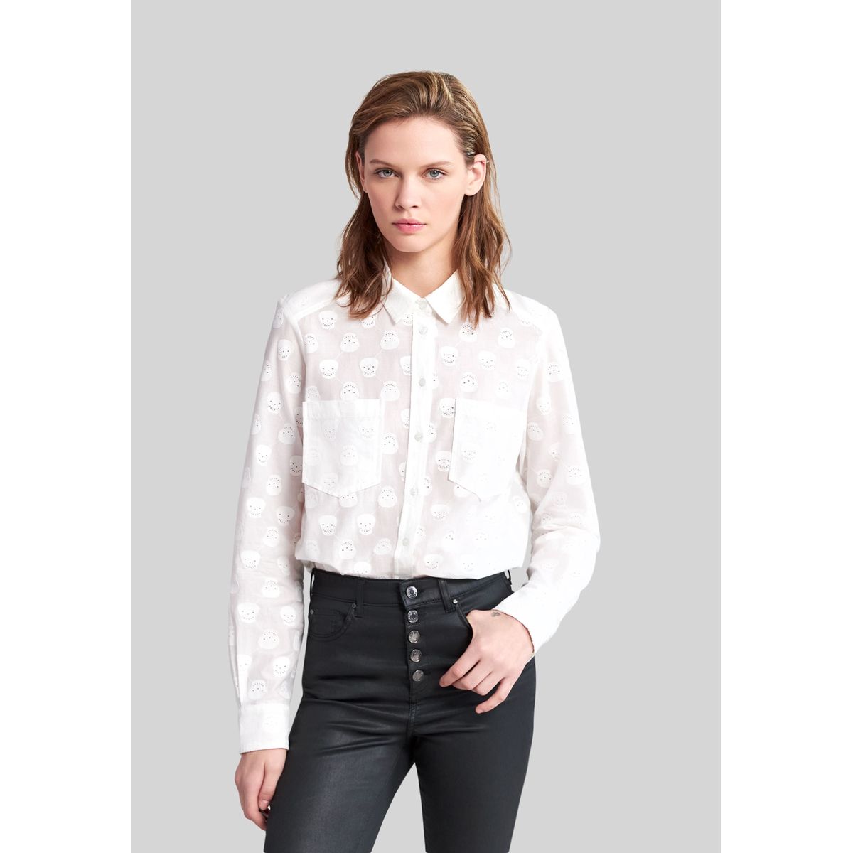 Chemise the kooples 2025 tete de mort