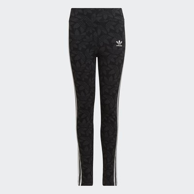 Cotton High Waist Leggings with Side Stripes, 7-15 Years adidas Originals