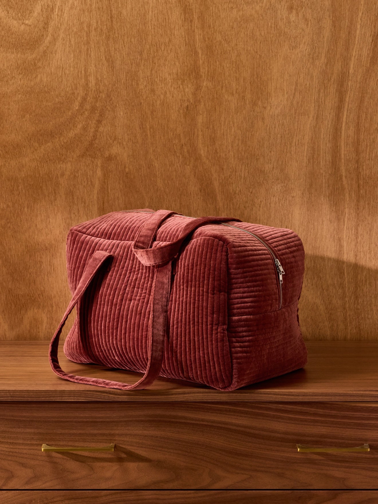 Sac week-end en velours, CYRILLUS