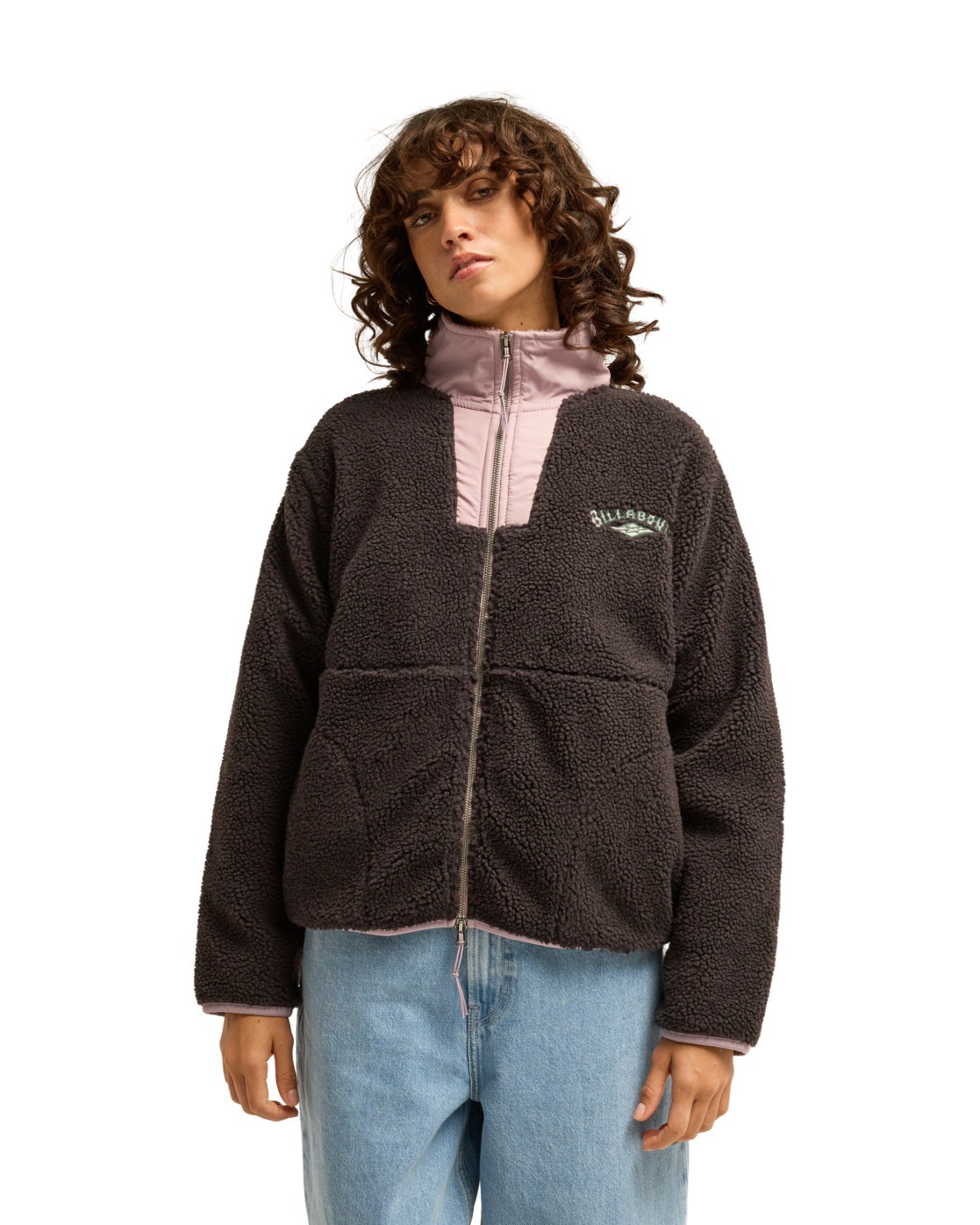 Polaire zippée en sherpa MOUNTAIN LIFE, BILLABONG