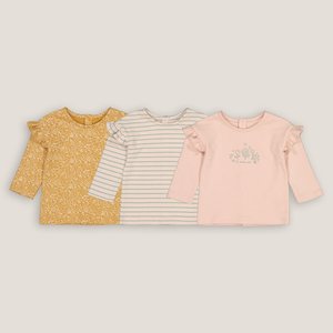 3er-Pack Shirts aus Baumwolle LA REDOUTE COLLECTIONS image