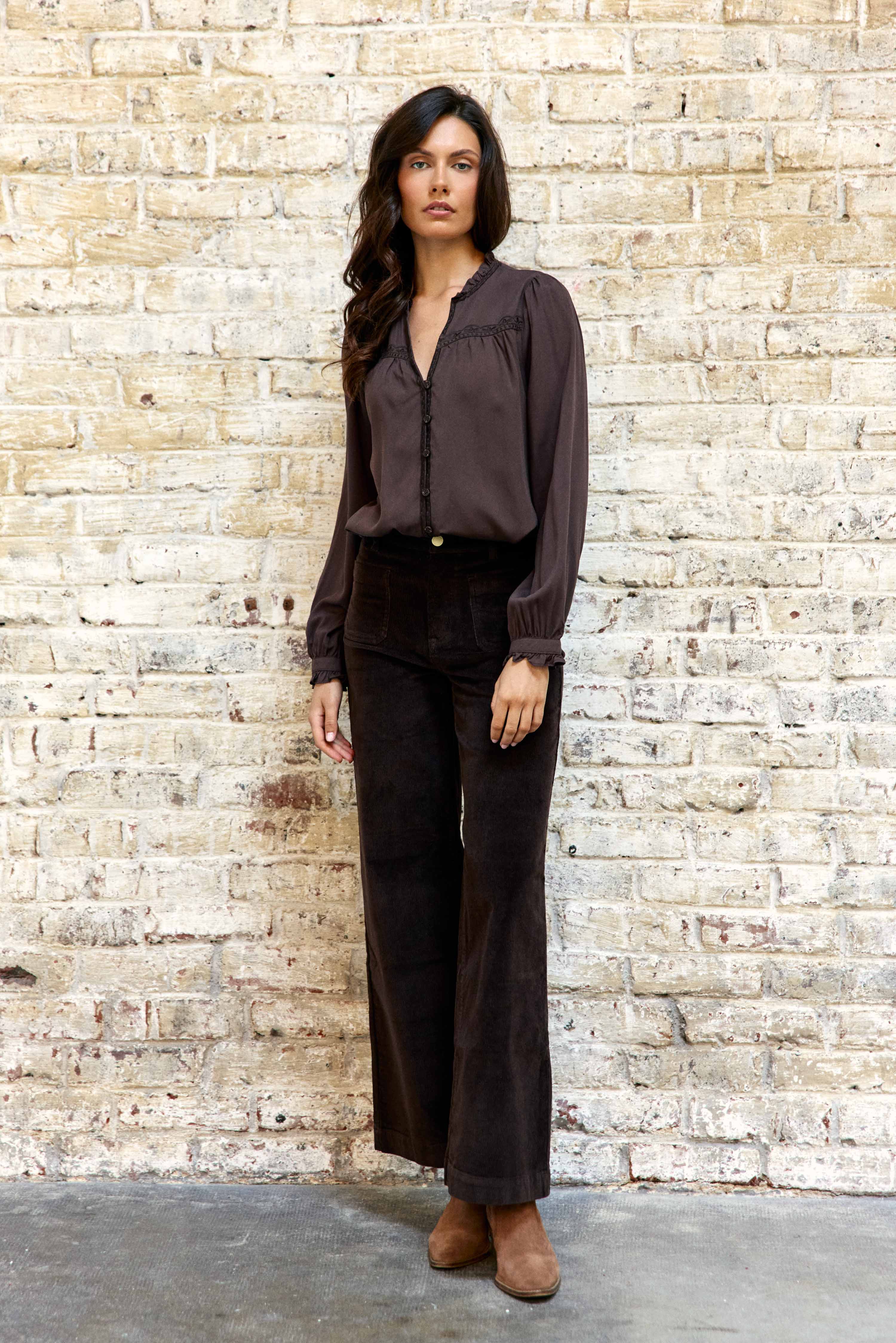 Atlanty - Pantalon large en velours, LA PETITE ETOILE