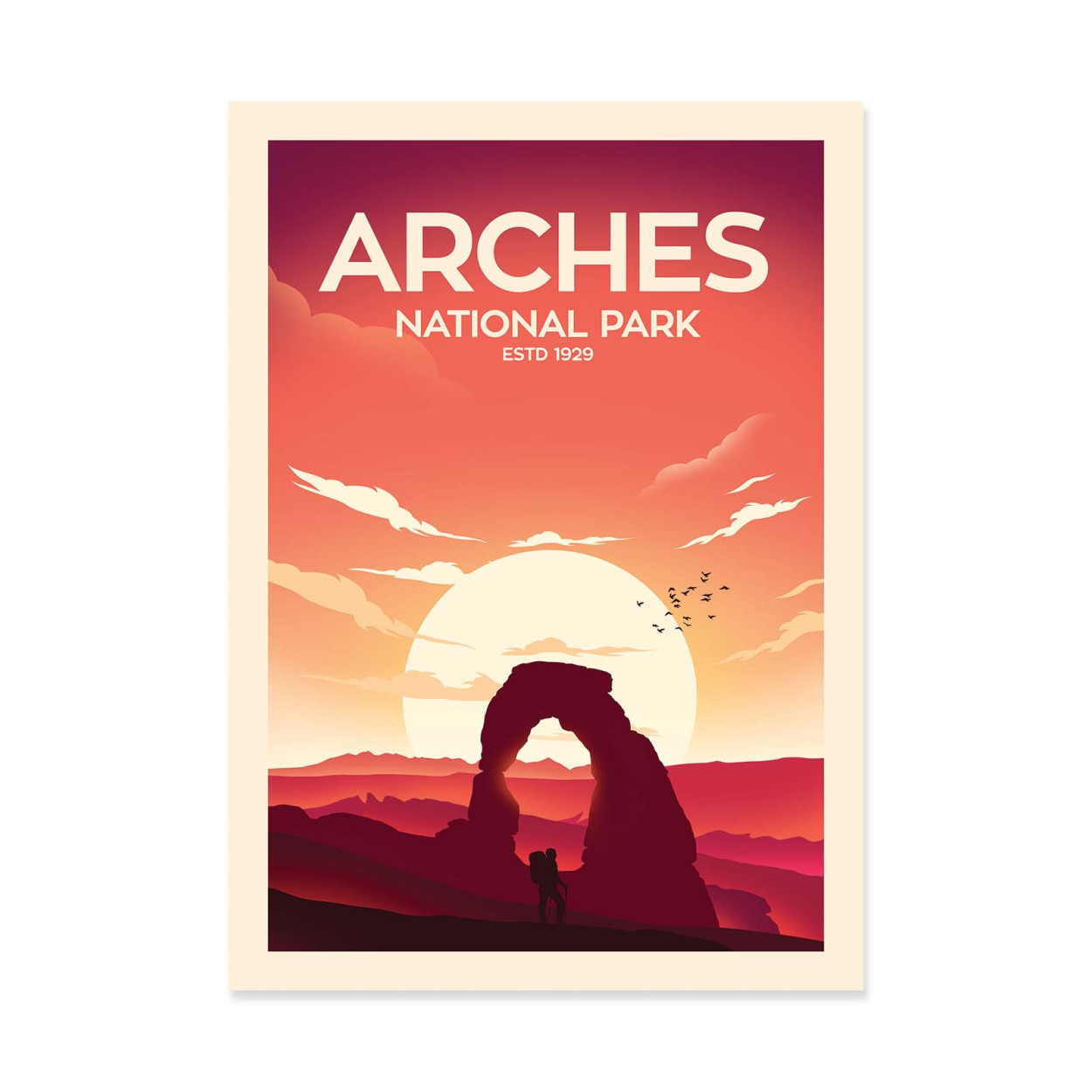 Affiche d'art - Arches National Park - Studio Inception, WALL EDITIONS