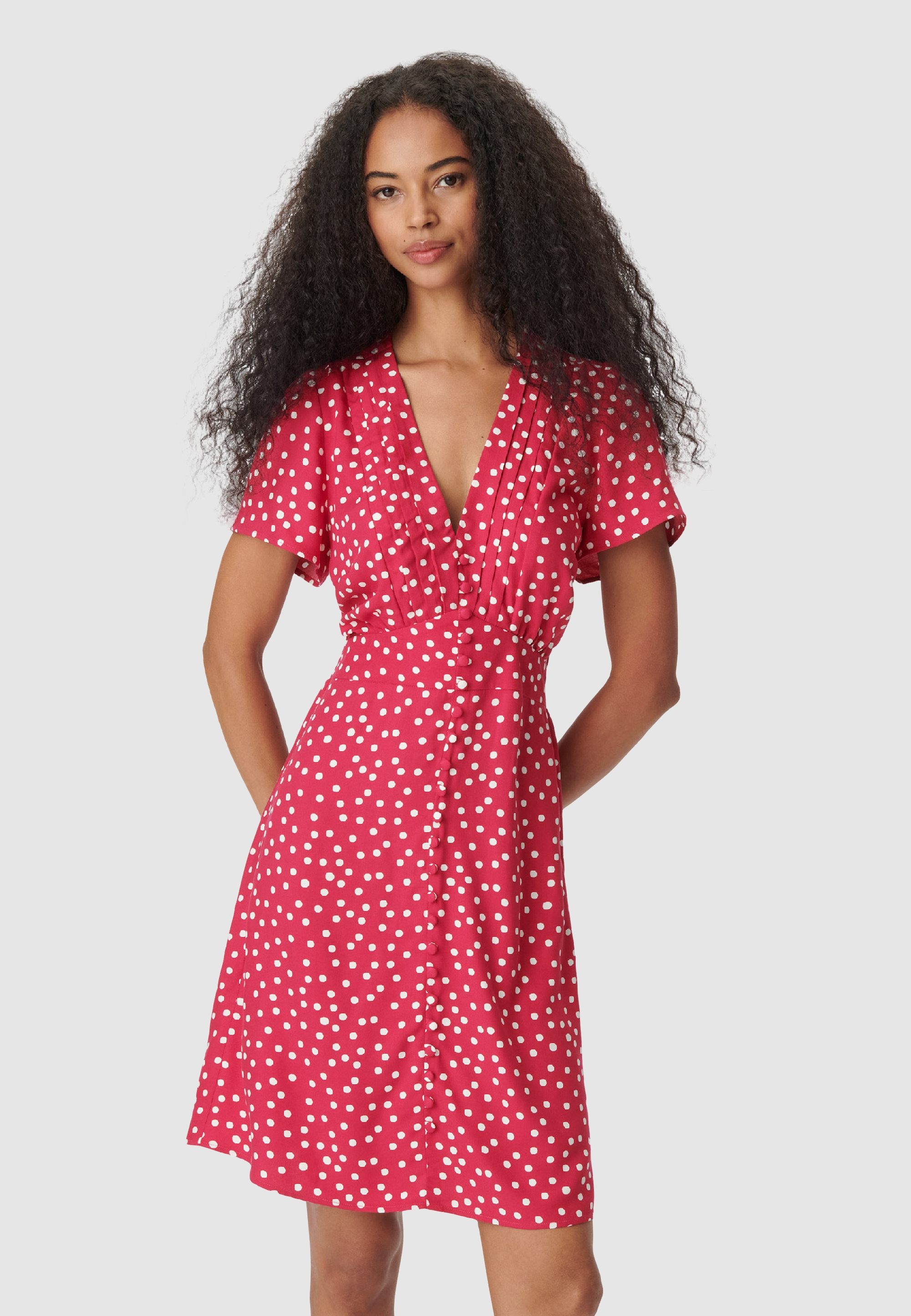 Robe courte imprimé pois, IKKS