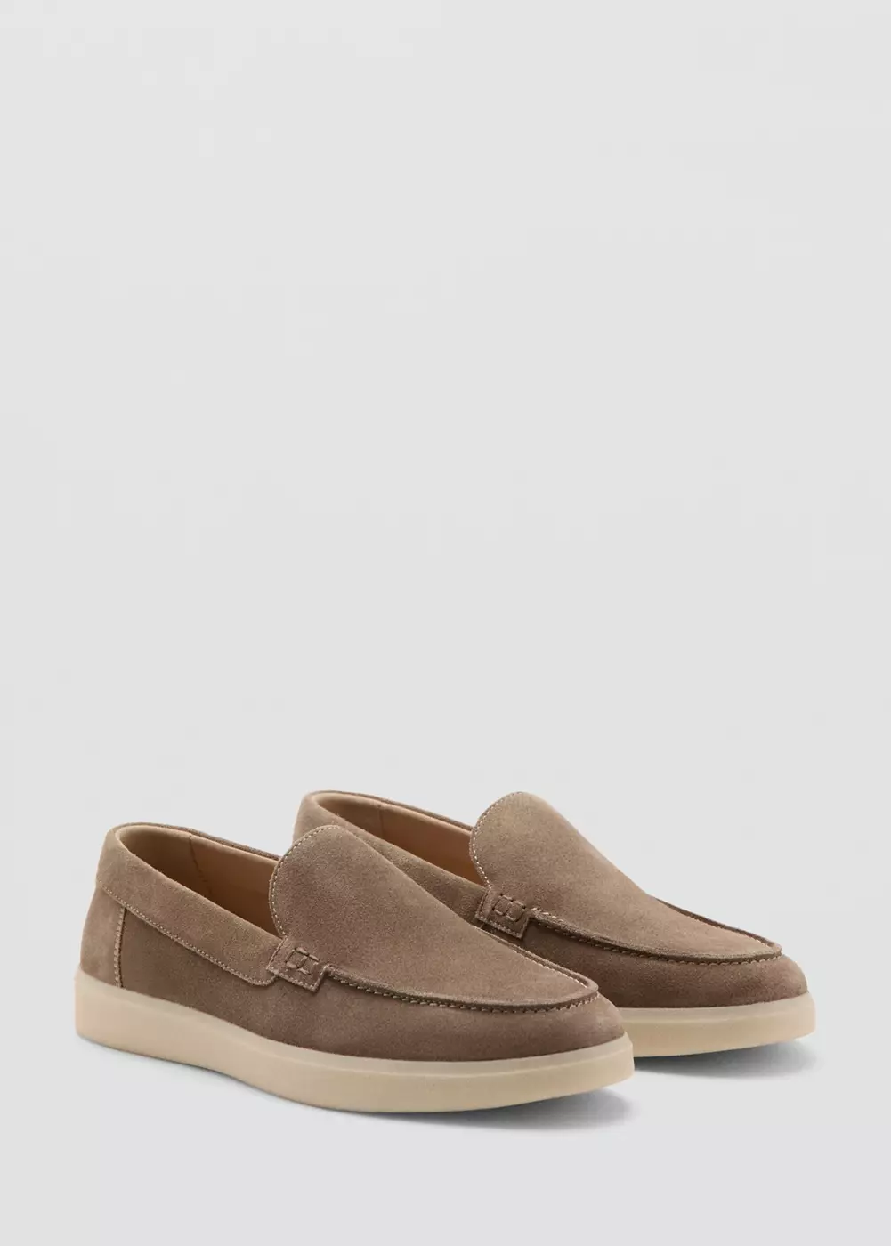 Chaussures cuir suède, MANGO MAN