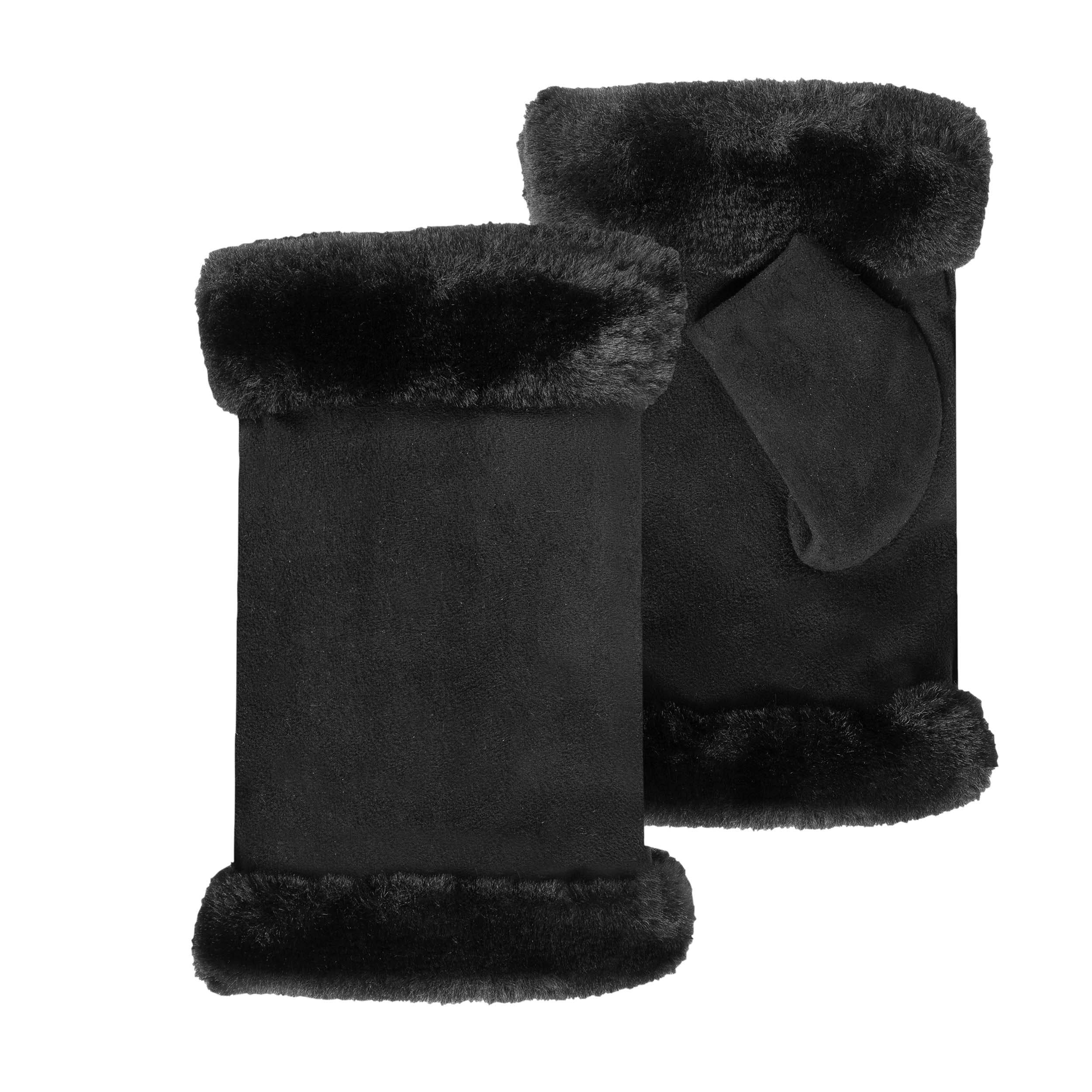 Gants Isotoner Enfant Tactiles - Doublure Imitation Fourrure - Taille 10/12 Ans - Gris - 13