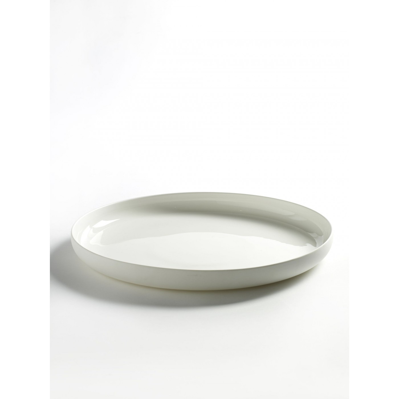 Assiette Haute Blanche XL Diam 28 Base, SERAX