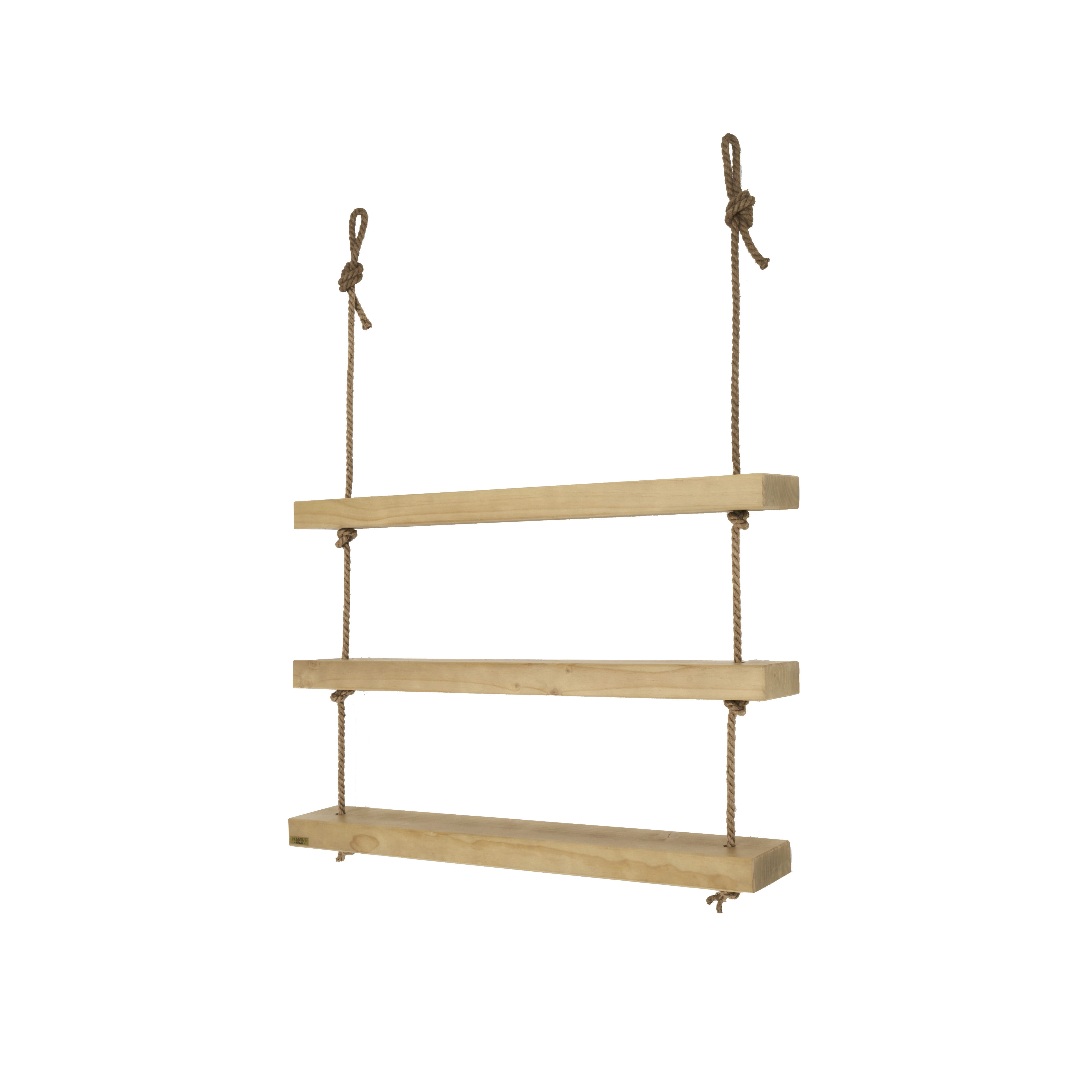 Étagère murale en bois massif désert 3 étagères 70 cm - MAKEMBA, HANNUN