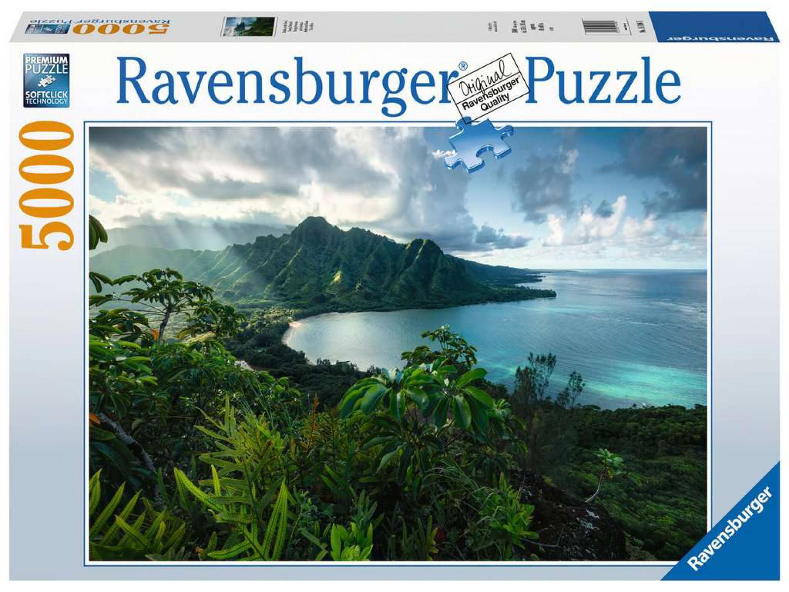 Puzzle 5000 pièces - Vue sur Hawaï, RAVENSBURGER