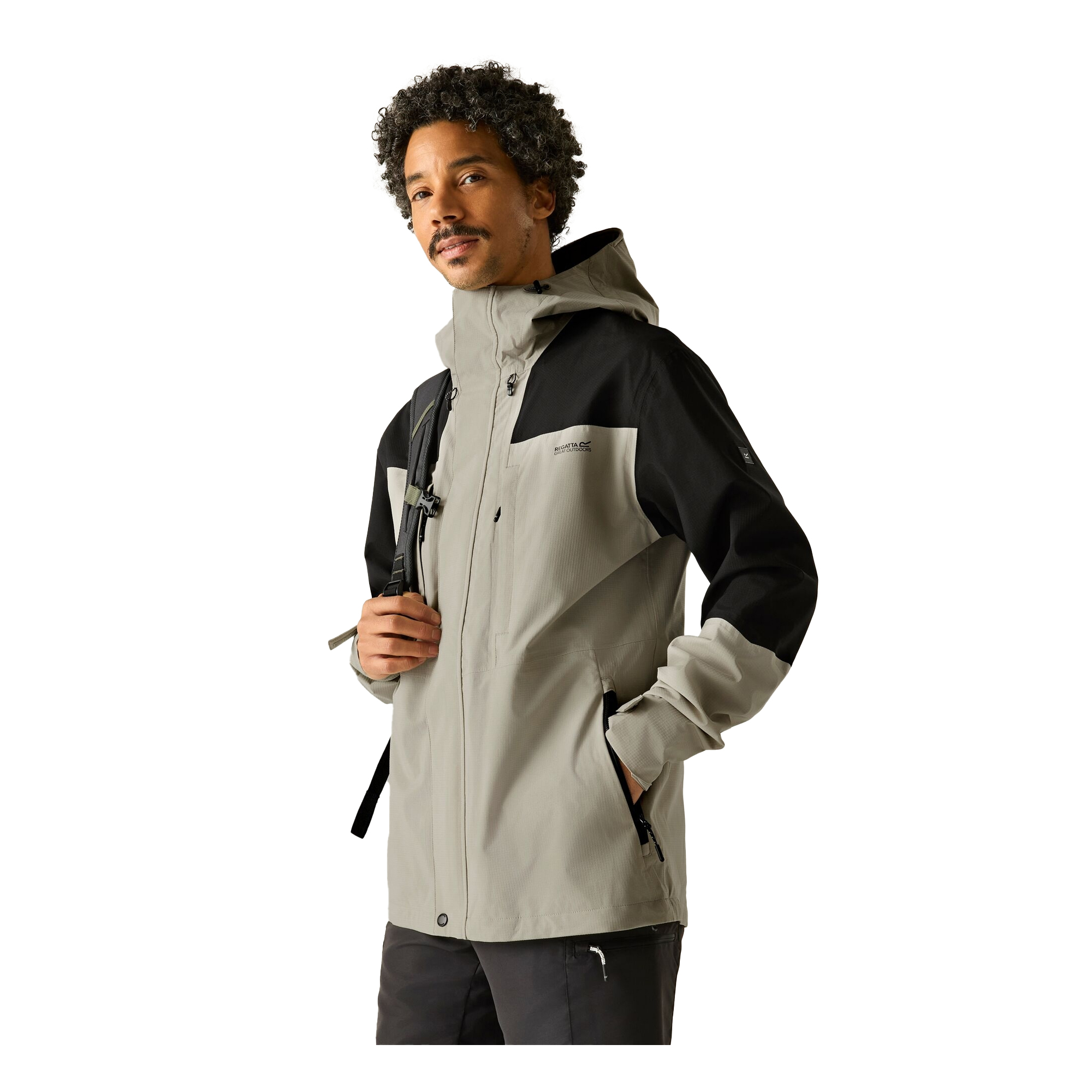 Veste Imperméable Homme Veste Imperméable Regatta Lyle IV Homme - Randonnée - Noir - XL - Protection Extérieure Ciré Homme Imperméable