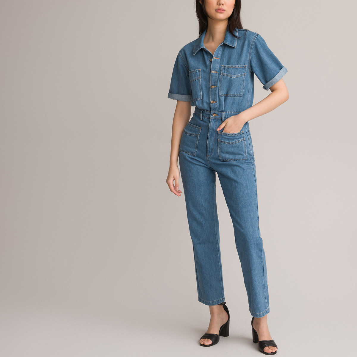 La redoute denim store jumpsuit