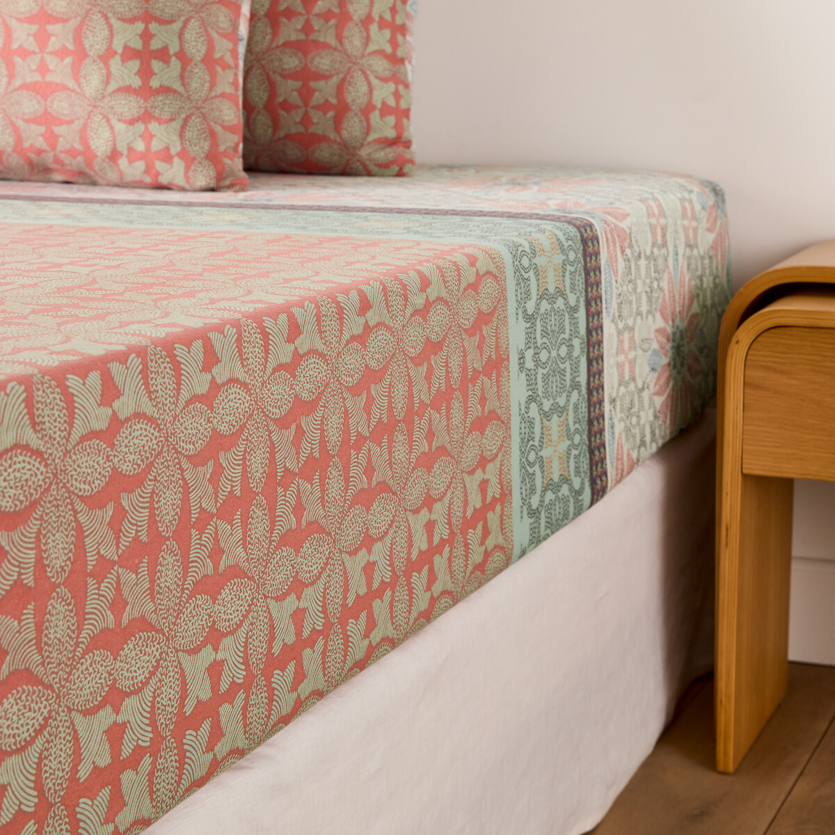 Drap housse flanelle, Bergame, SO'HOME