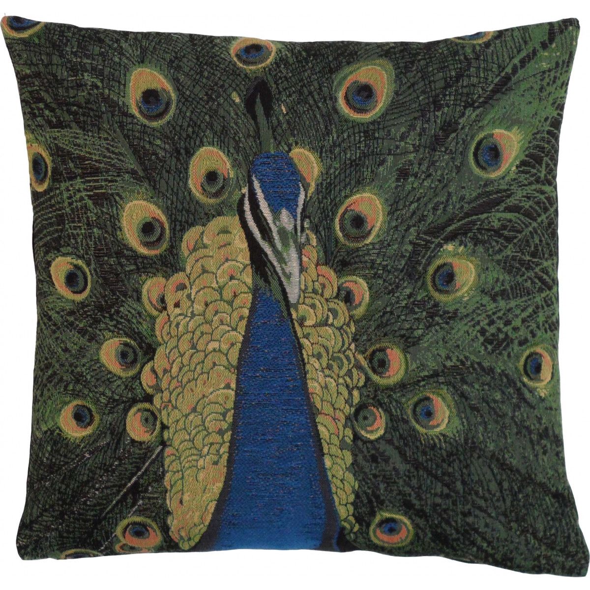 coussin paon made in france, france