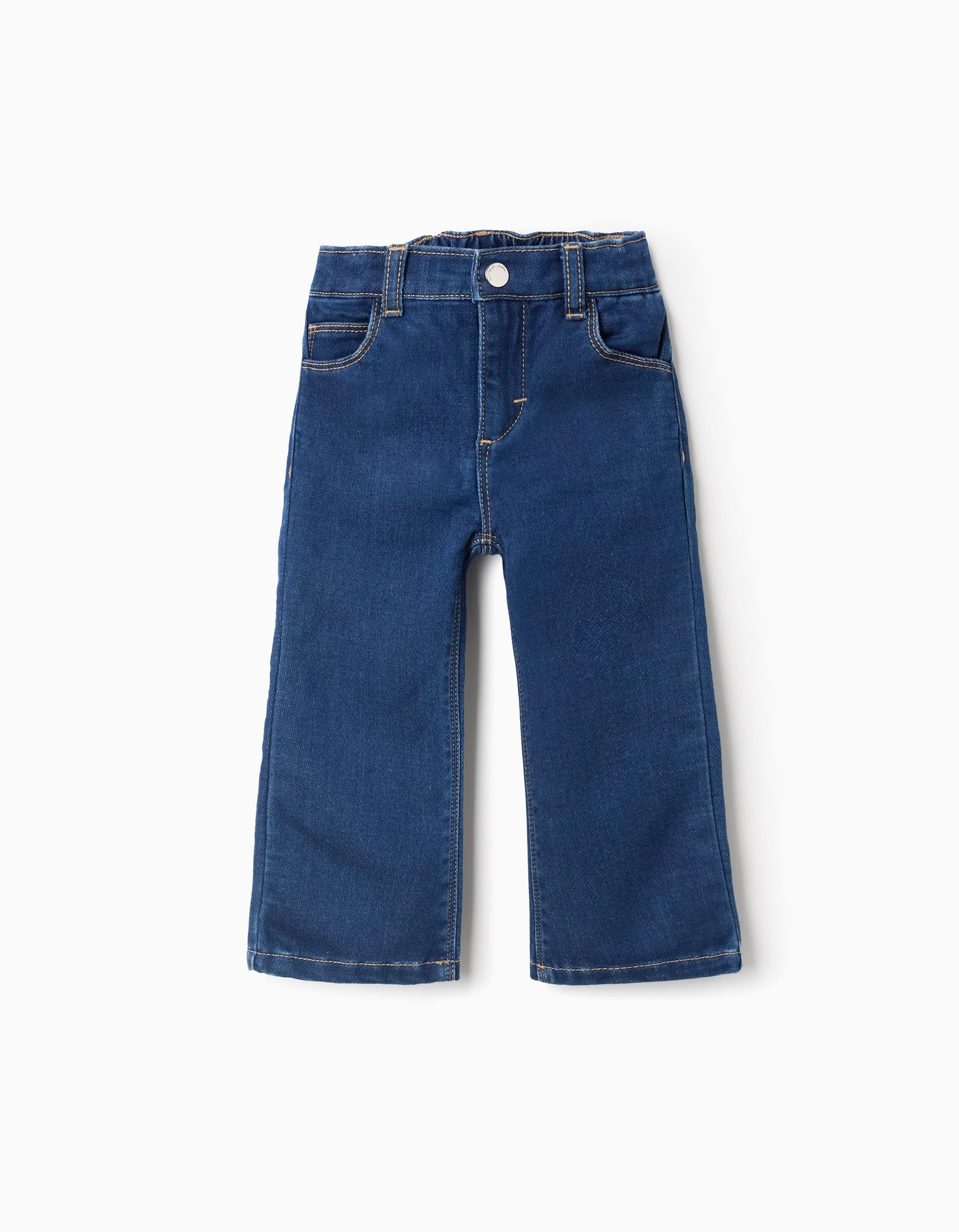 Pantalon en Jean Flare en Comfort Denim, ZIPPY