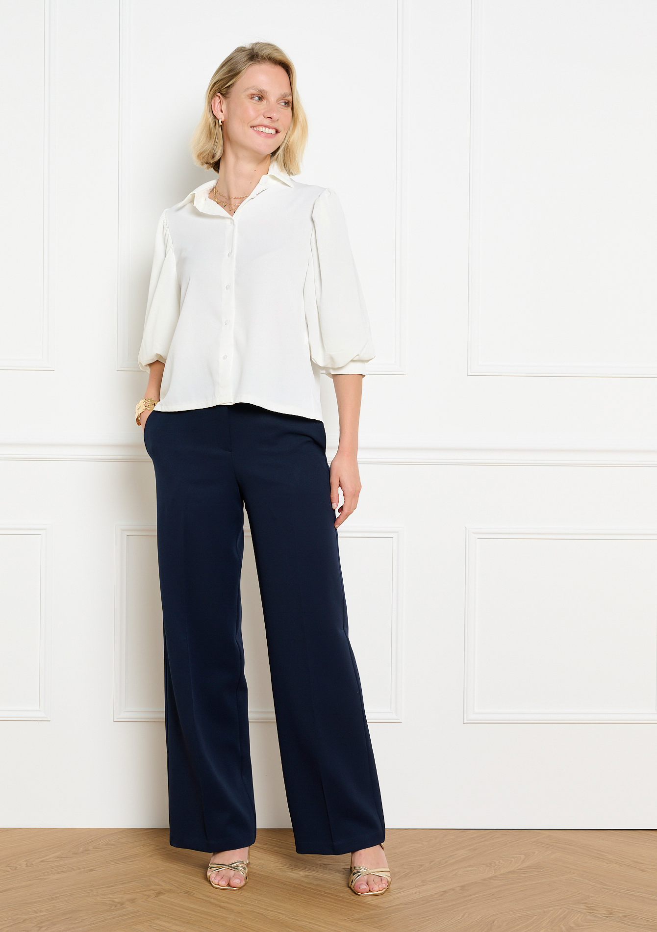 Pantalon large fluide, LOLALIZA