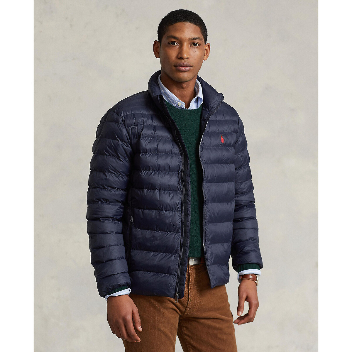 Terra lightweight padded jacket with high-neck Polo Ralph Lauren | La ...
