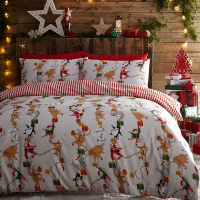 Santas Workshop Cotton Blend Duvet & Pillowcase Set SO'HOME