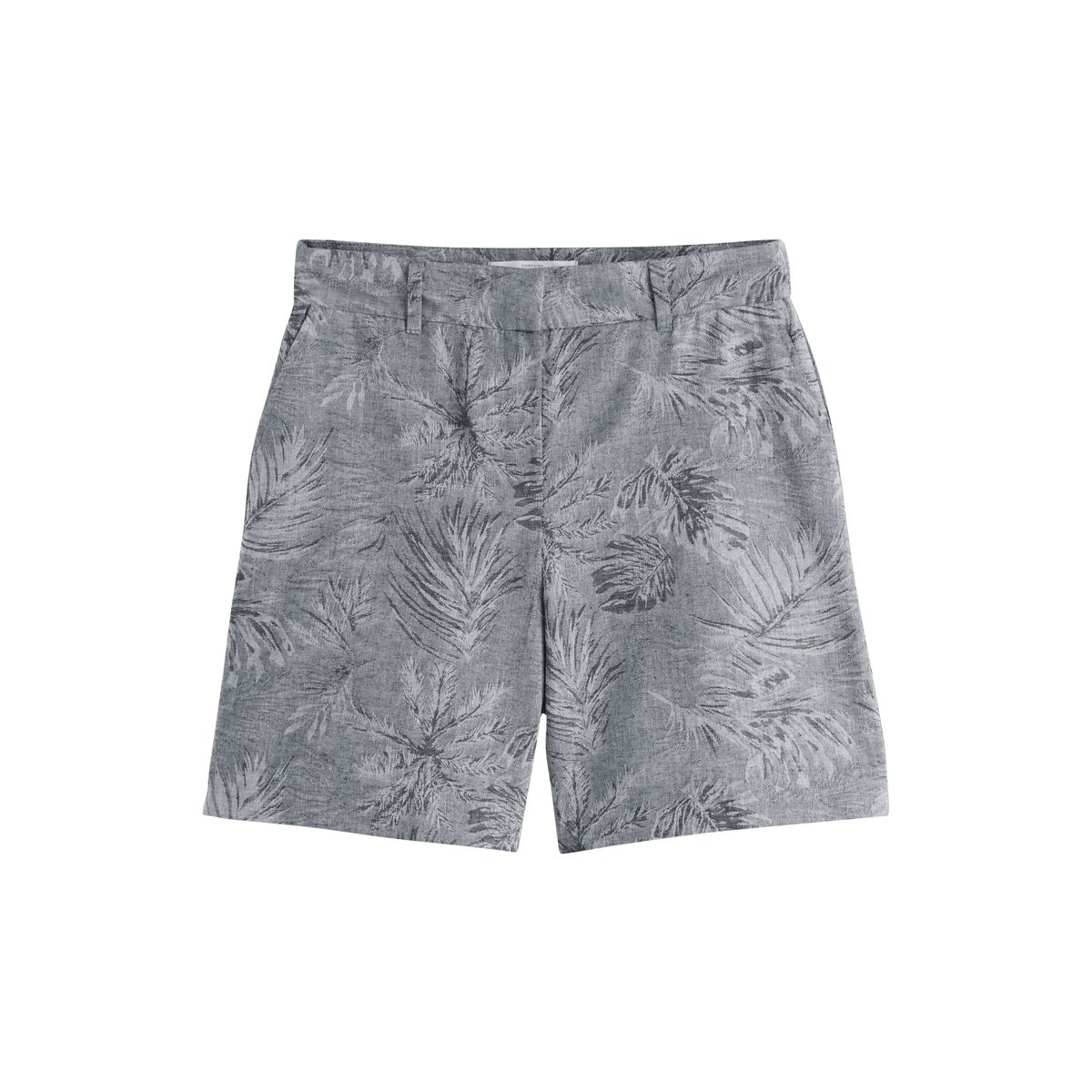 Bermuda en jacquard avec lin, NEXT
