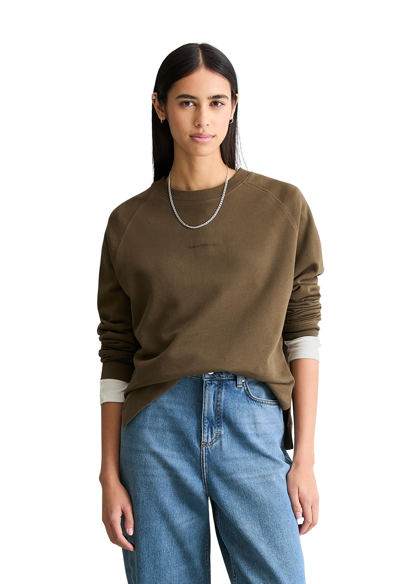 Sweat-shirt DfC relaxed en coton organique, MARC O’POLO DENIM