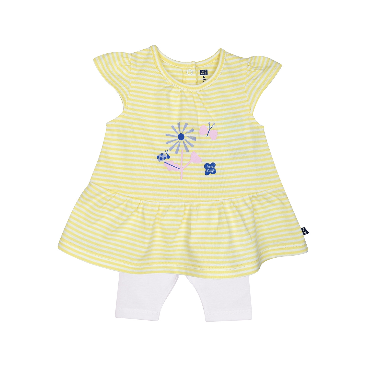 Tunique legging granny bebe, SUCRE D'ORGE