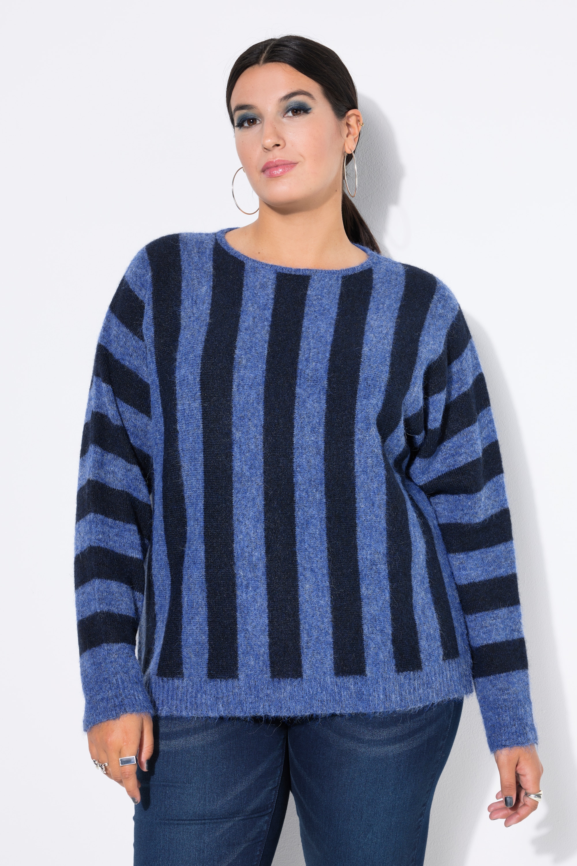Pull oversize, rayures et manches ballon, STUDIO UNTOLD