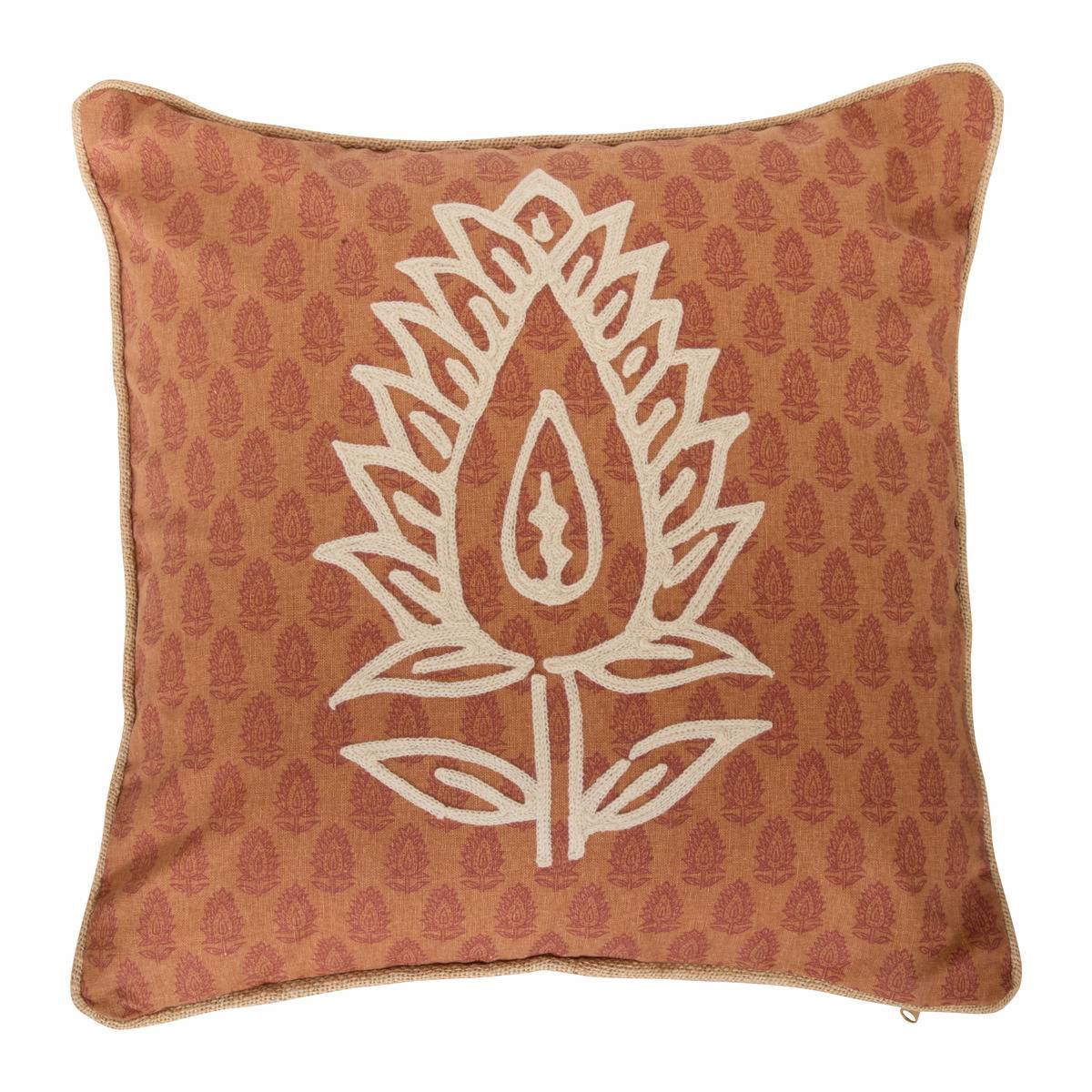 Housse de coussin déhoussable en coton SIENNA, ATMOSPHERA