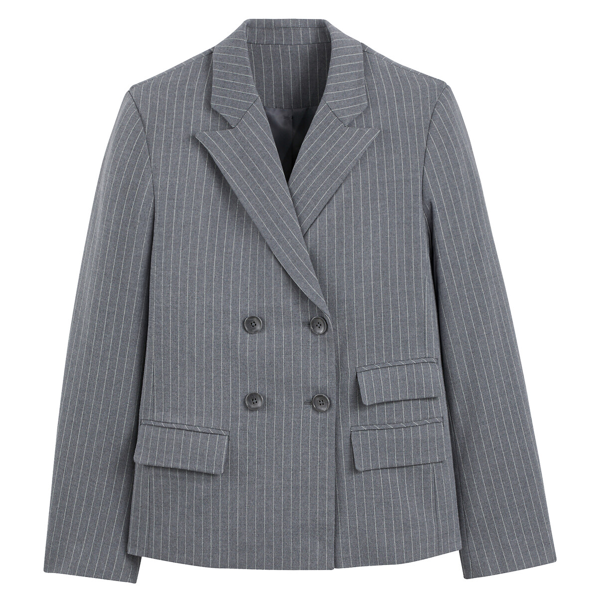 Tennis Striped Fitted Blazer, LA REDOUTE COLLECTIONS