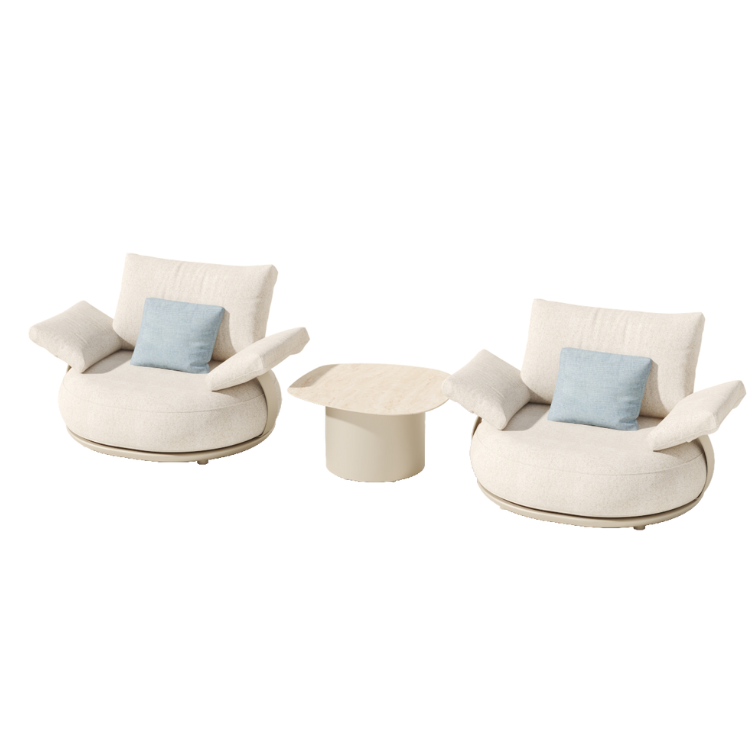 Salon de jardin modulable en aluminium, ELYO, AU JARDIN DE CHLOÉ
