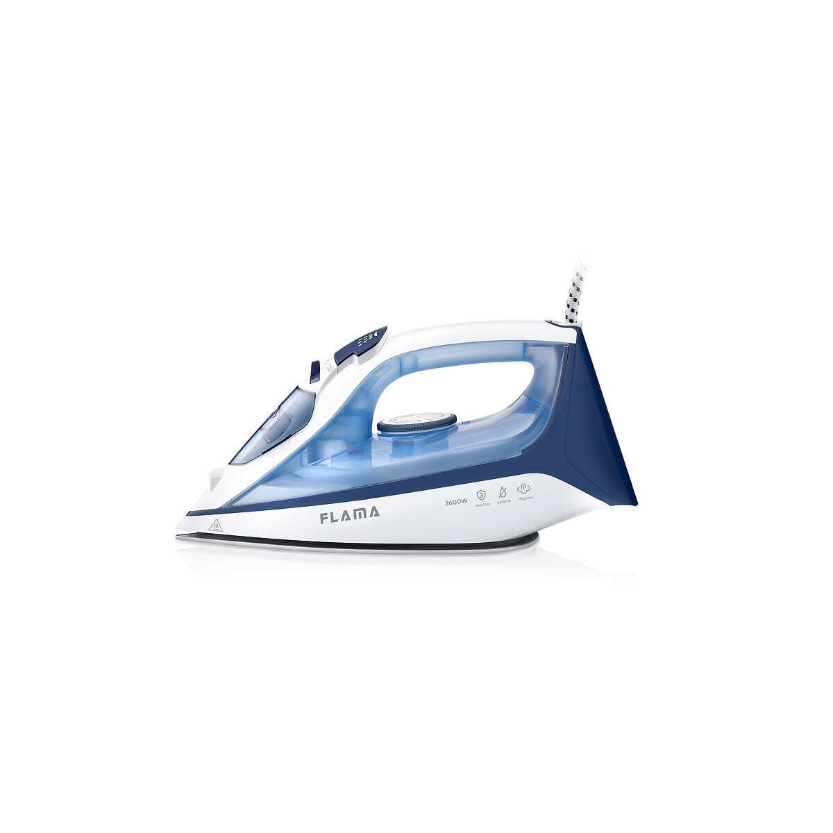 Ferro Vapor 2600W Base Cerâmica 5361FL, FLAMA, FLAMA