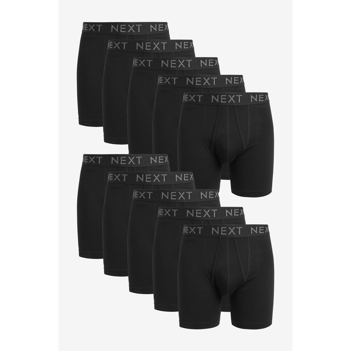 Boxers sport long avec ouverture, lot de 10, NEXT