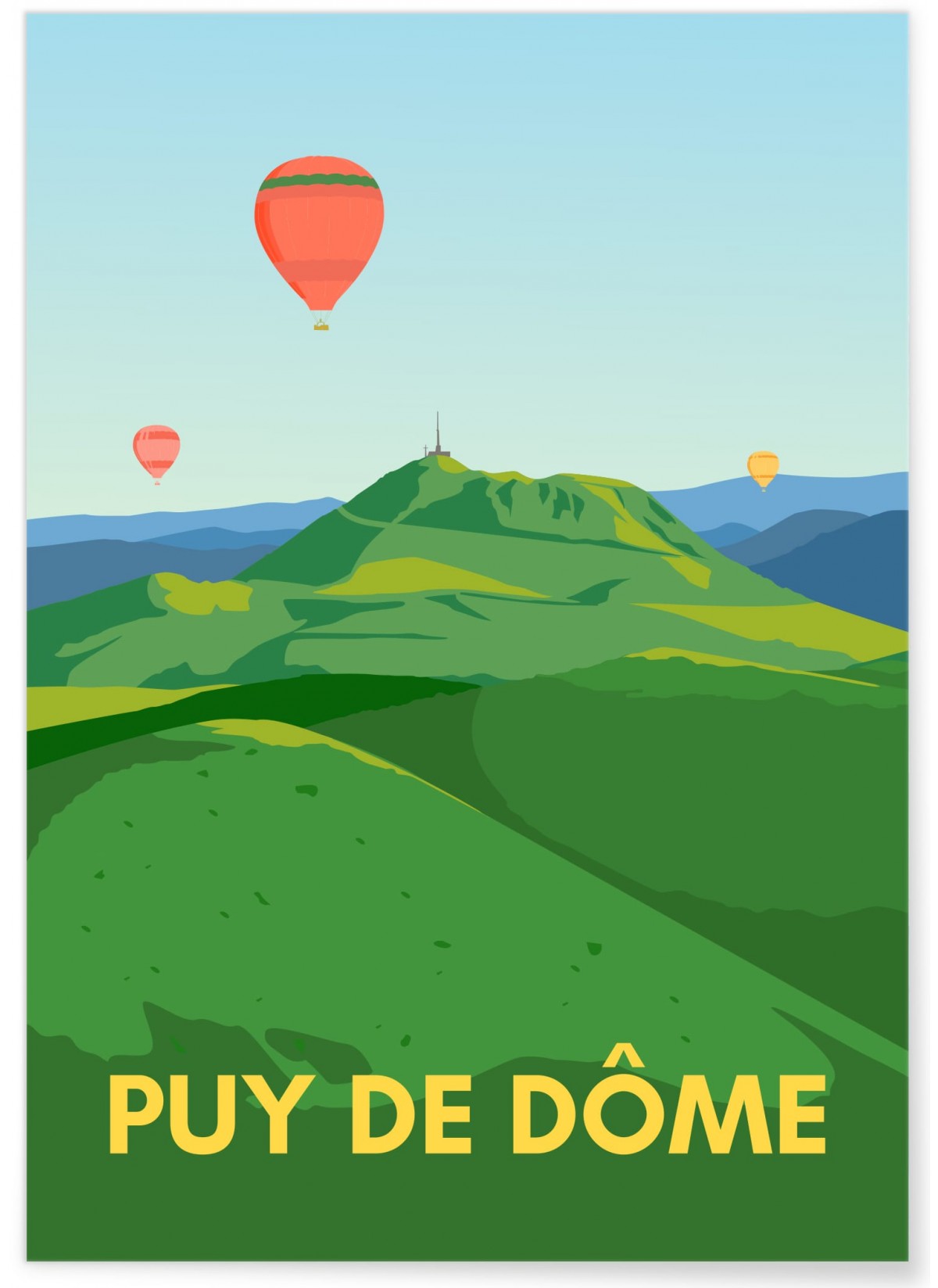 Poster ville - Puy-de-Dôme, L'AFFICHERIE