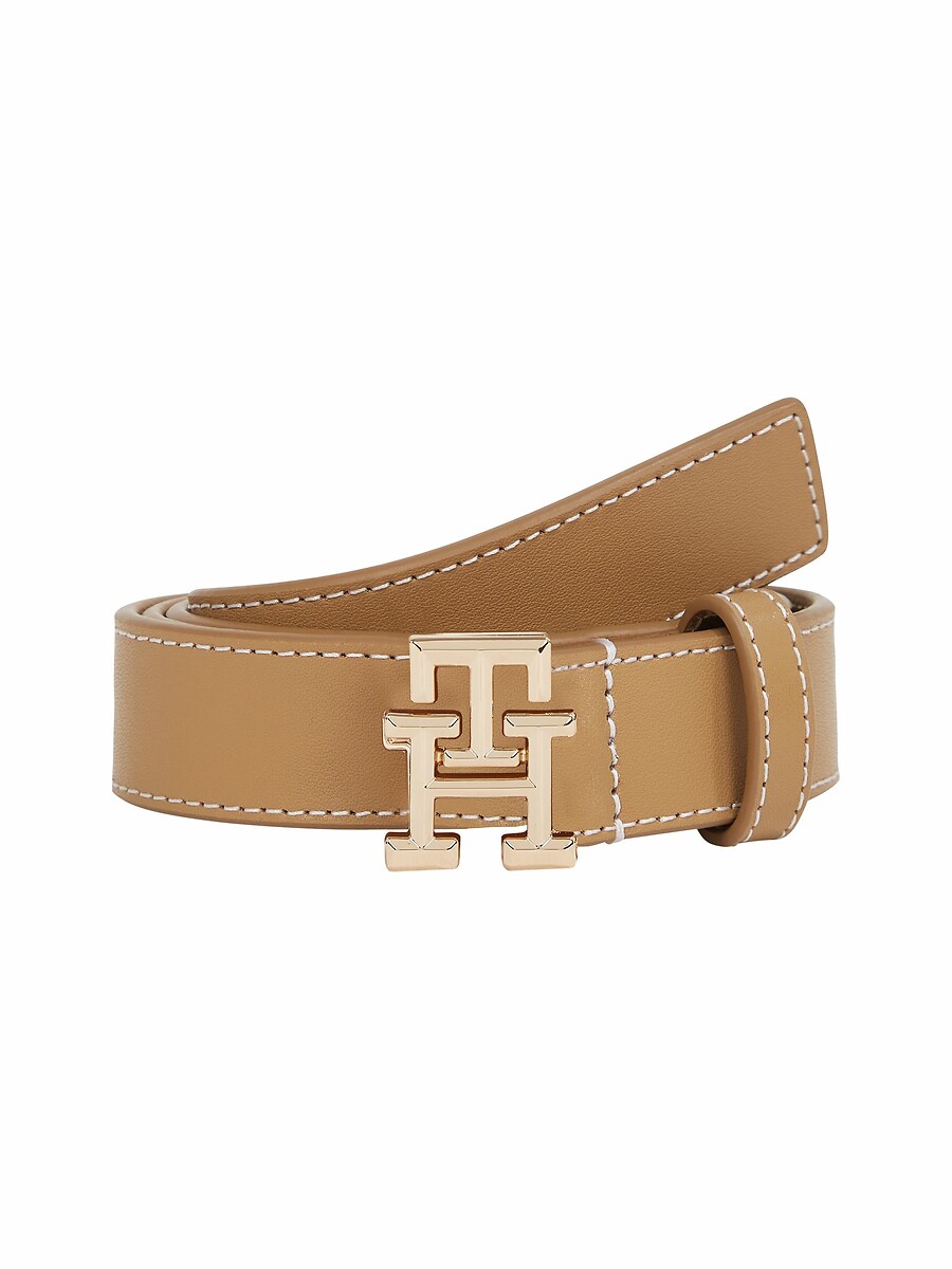 Ceinture en cuir TH Logo 2.5 cm