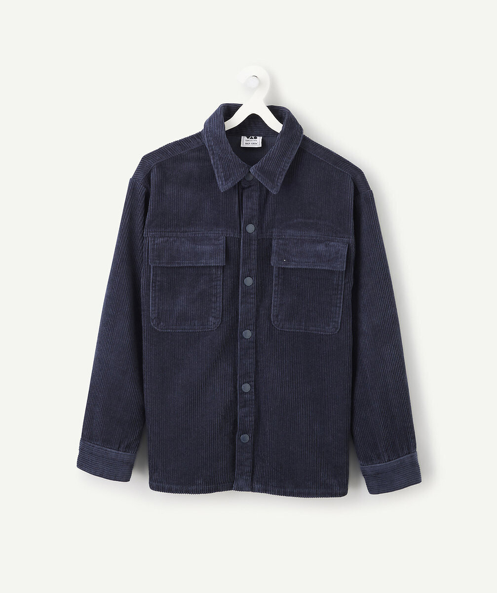 Chemise en velours côtelé, TAPE A L'OEIL
