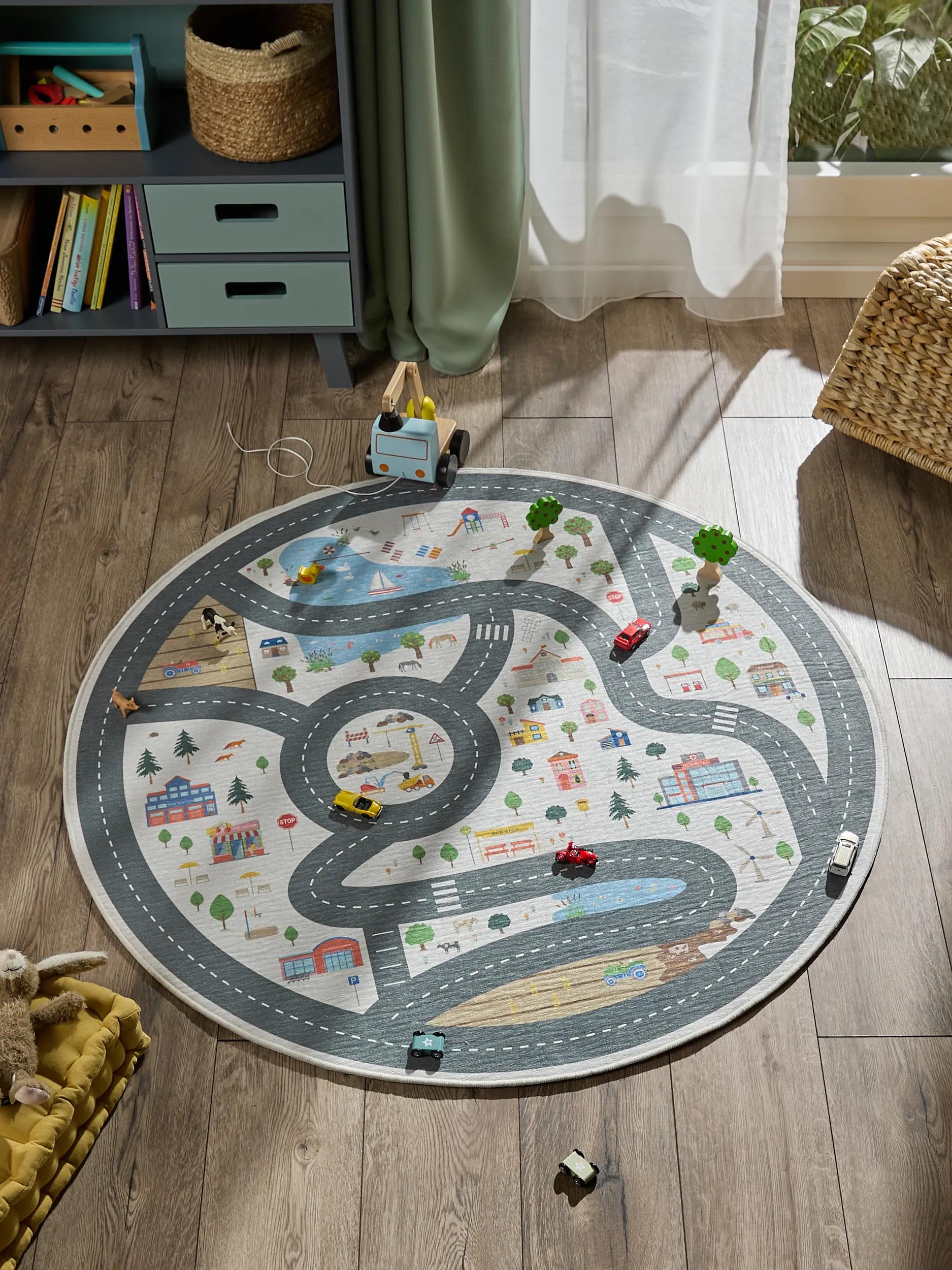 Tapis rond enfant LINUS, BENUTA 