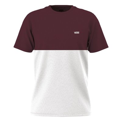 Colour Block Cotton T-Shirt with Short Sleeves VANS