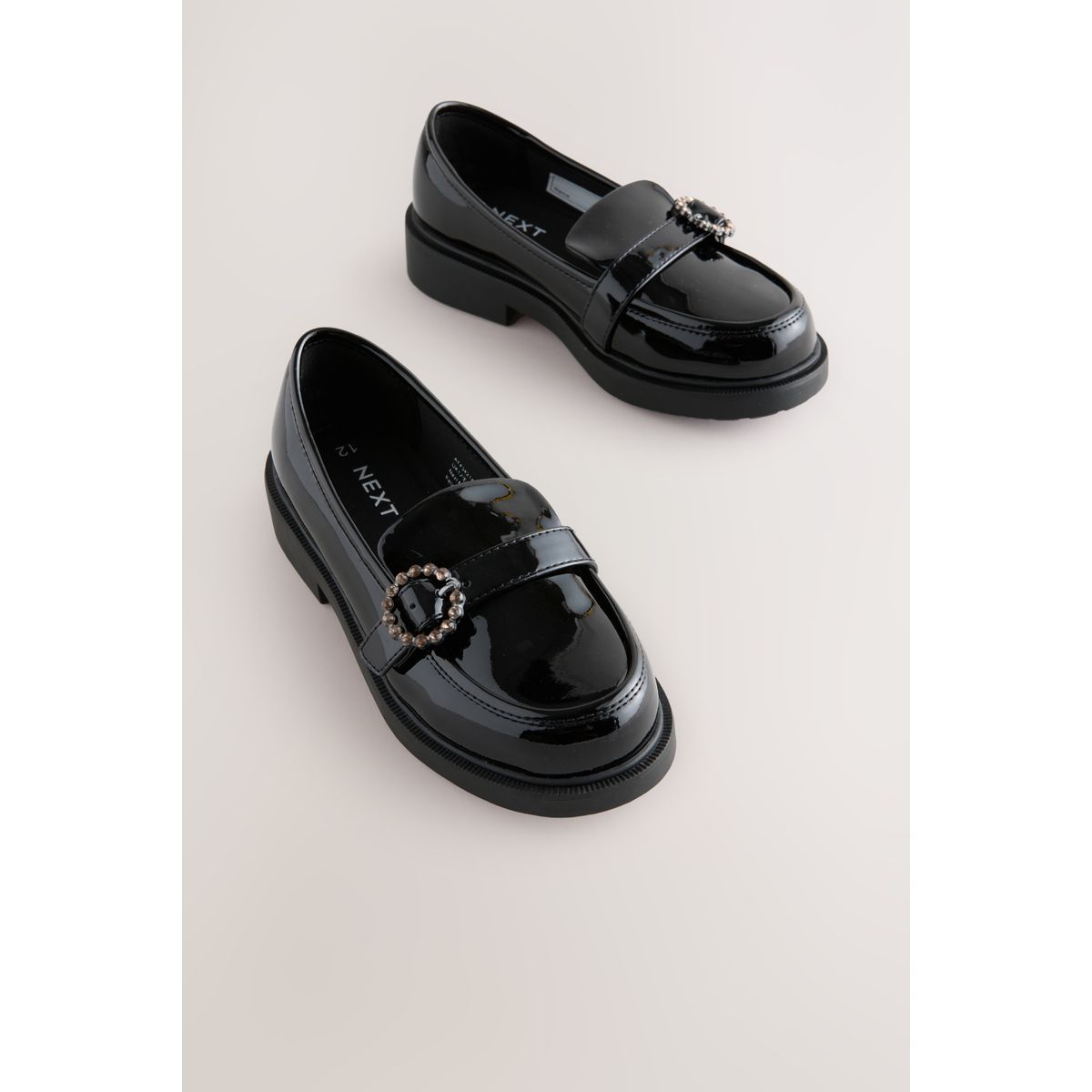 Mocassins pour l'école avec broche à strass, NEXT