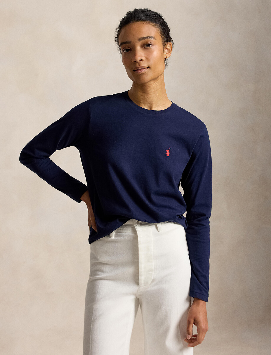 T-shirt col rond à manches longues, POLO RALPH LAUREN
